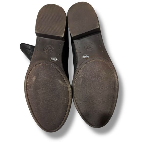 Lucky Brand Bollo Black Leather Ankle Booties Women’s Size 7.5 - Picture 6 of 9